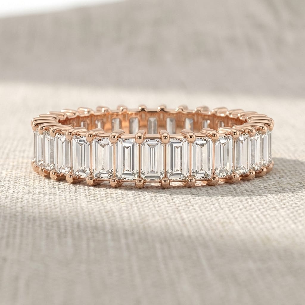Emerald Cut Wedding Ring - Diamond Boulevard Burnside