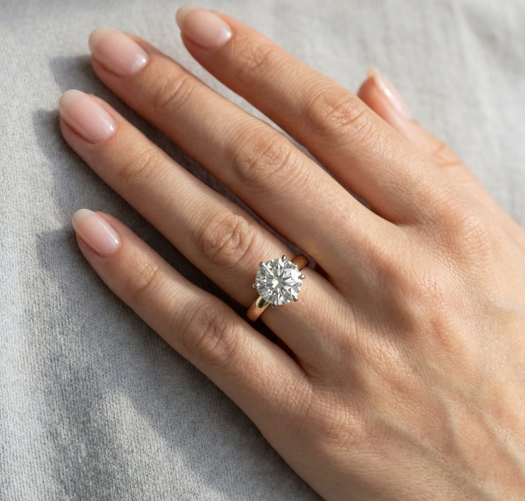 Round Brilliant Cut Ring - Diamond Boulevard Burnside
