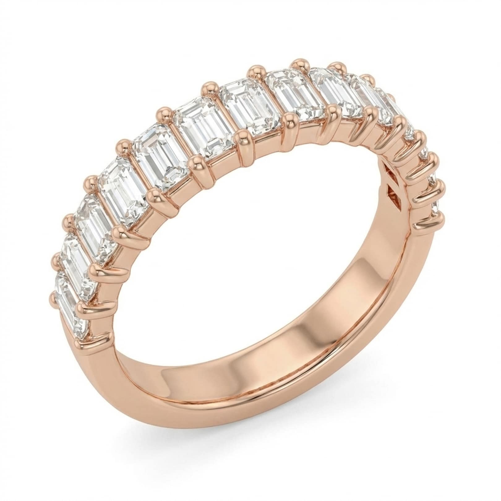 Emerald Cut Wedding Ring - Diamond Boulevard Burnside
