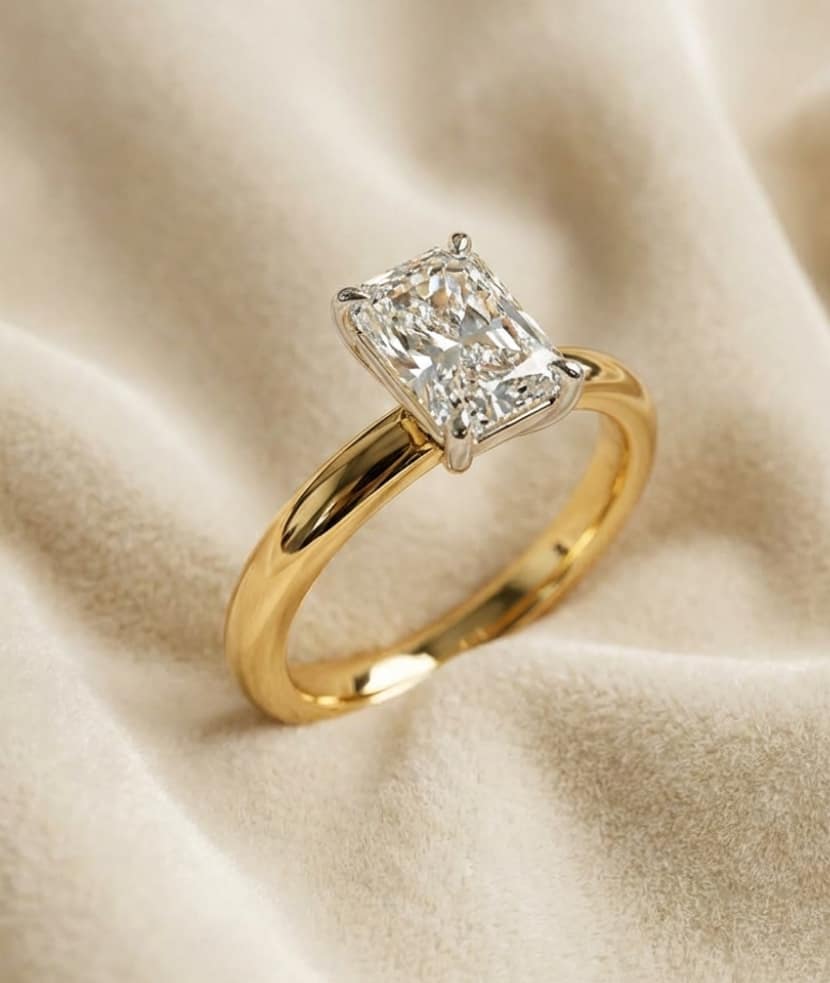 Radiant Cut Ring - Diamond Boulevard Burnside